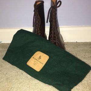 Ralph Lauren combat boots